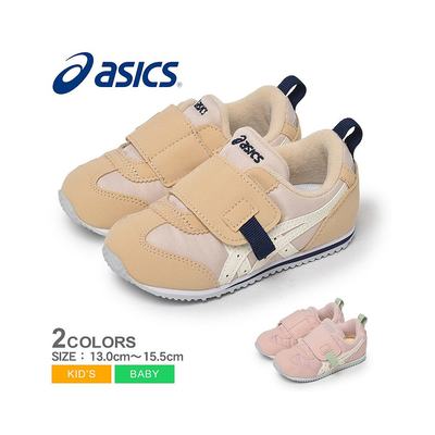 日本直邮ASICS 儿童鞋 婴儿青少年粉 1144A315 运动鞋 贴反光材料