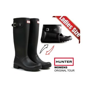 防水折叠雨靴 TOURwft2210rma 女式 blk 日本直邮HUNTER ORIGINAL