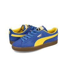 日本直邮PUMA SUEDE TERRACE 男士运动鞋低帮钴釉/PELE YELLOW 蓝