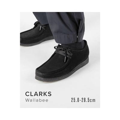 日本直邮Clarks Wallabee 靴子男鞋 Wallabee 系带休闲外出莫卡辛