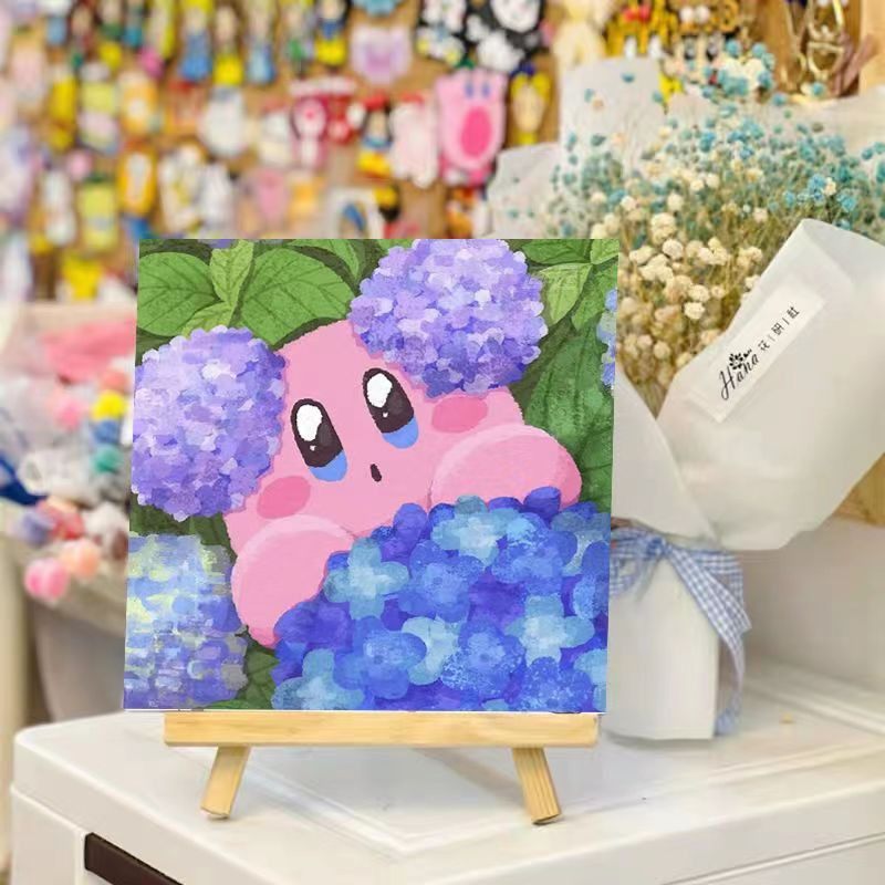 星卡之比数字油画木框颜料装饰画