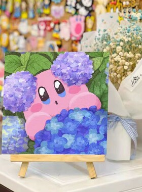 星卡之比数字油画木框颜料装饰画