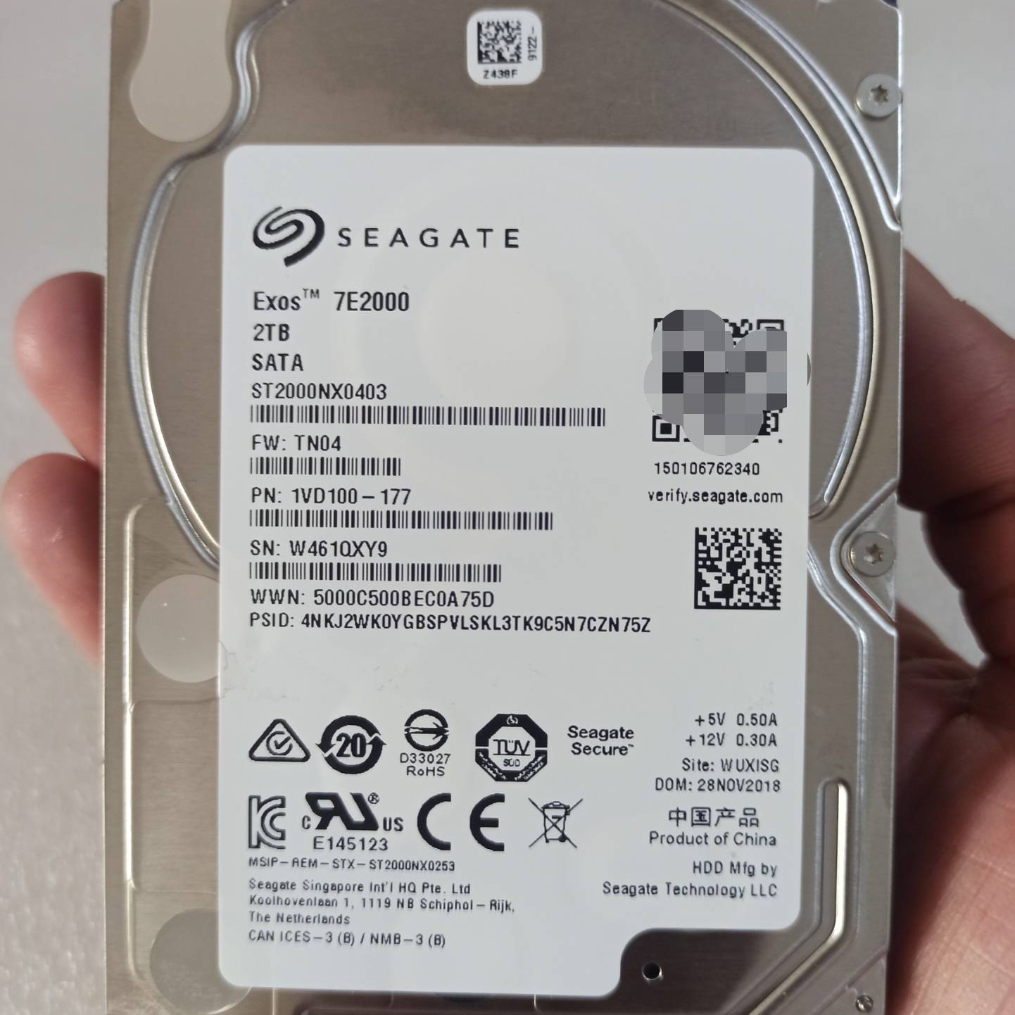 希捷 ST2000NX0403 2T 2.5寸台议价 也可为维修！！