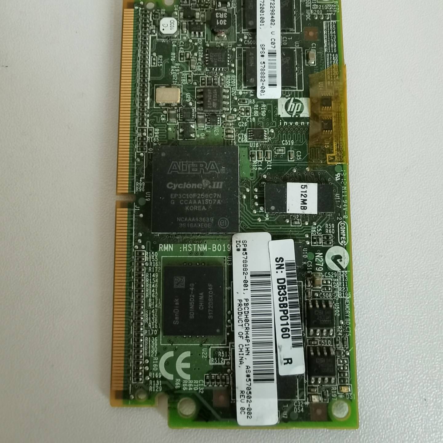 HP 512MB缓存卡 578882-001 570议价 也可为维修！！