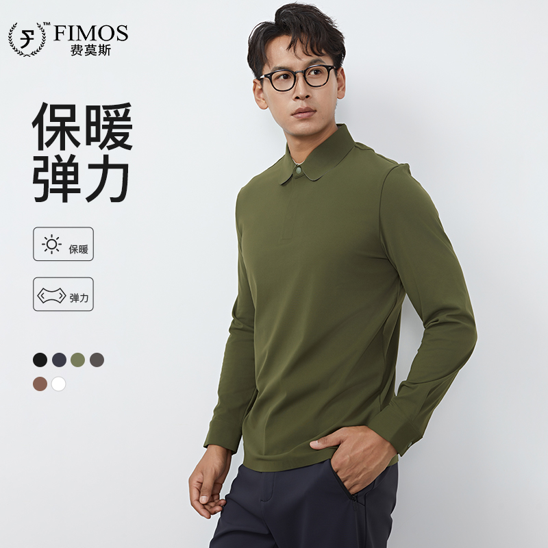 fimos夏季长袖日常POLO衫秋上新