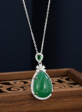 朵米925银新国风锁骨链