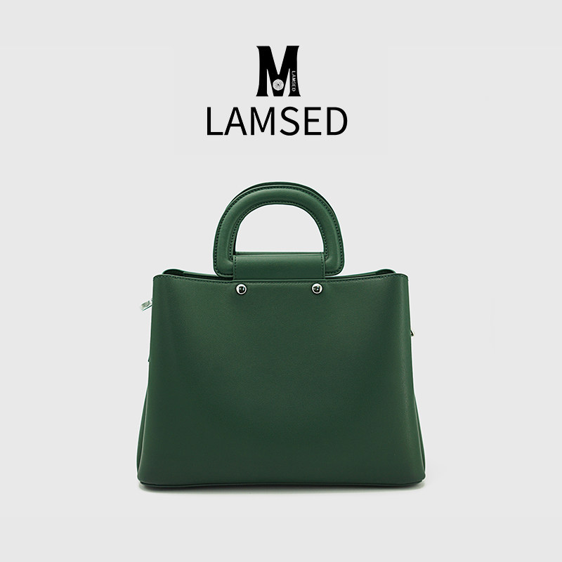lamsed/兰玛珊蒂2022欧潮新款当家花旦暗夜系列手提单肩包送礼盒