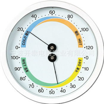 定制批发生产婴儿宝宝室内外温湿度计塑料电子煤油指针机械表测温