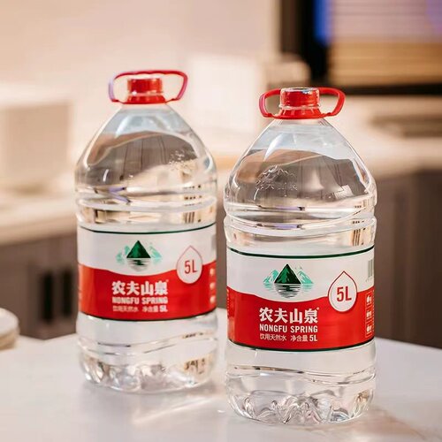 农夫山泉饮用天然水5L*4桶整箱大桶家庭泡茶煮饭煲汤饮用水