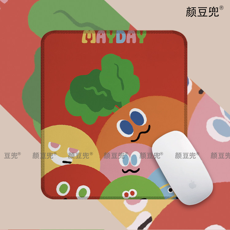 五月天 卜卜阿信周边鼠标垫锁边鼠标垫 办公电竞键盘垫 防滑 水洗