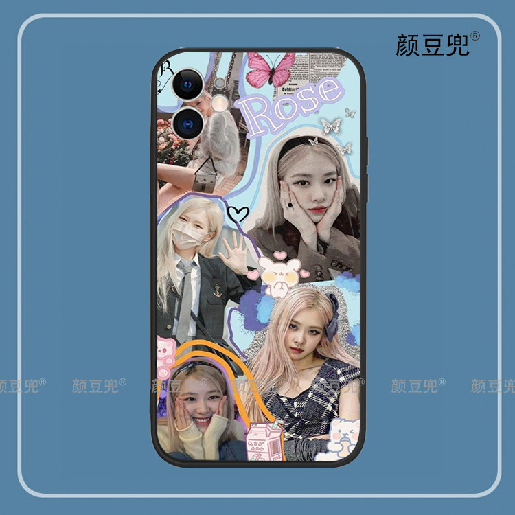 朴彩英rose 粉墨适用iphone15promax华为mate60pro红米K70硅胶苹果13vivoX70一加10p小米14iqoo11三星S23荣耀