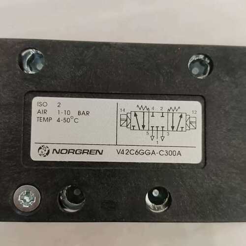 议价进口库存诺冠电磁阀一台。全新未用，型号V42C6GGA-