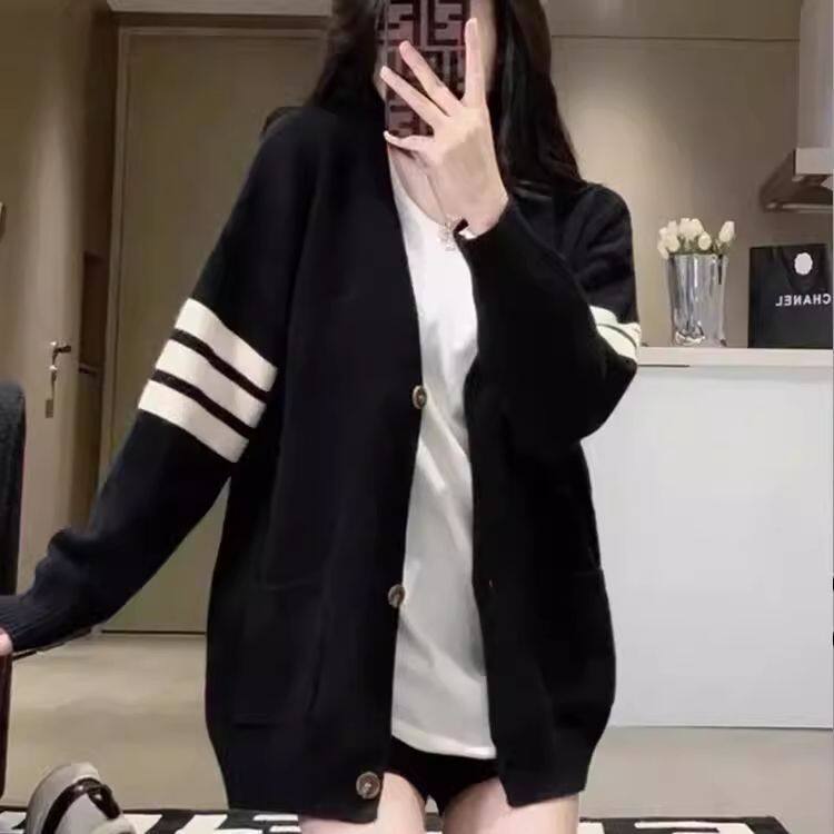 大码女装2026年新款胖MM毛衣开衫外套学院风宽松中长款针织上衣潮