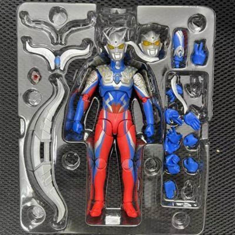 WD 소금에 절인 계란 슈퍼맨 울트라 맨 제로 울트라 맨 토끼 갑옷 양식 SHF 제로 액션 피규어 박스형 어린이 장난감