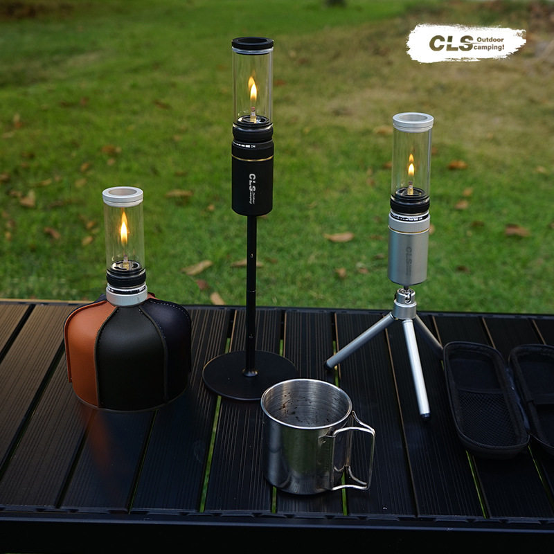 CLS户外燃气烛光灯浪漫露营帐篷灯营地烛光氛围灯便携照明蜡烛灯