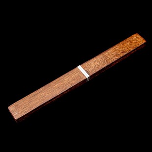 龙泉火龙宝剑花梨木子母双刃短刀高锰钢一体唐横刀短款刀具未开刃
