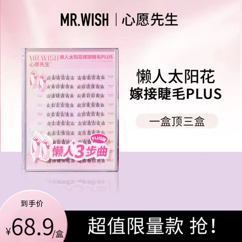 心愿先生PLUS太阳花懒人假睫毛