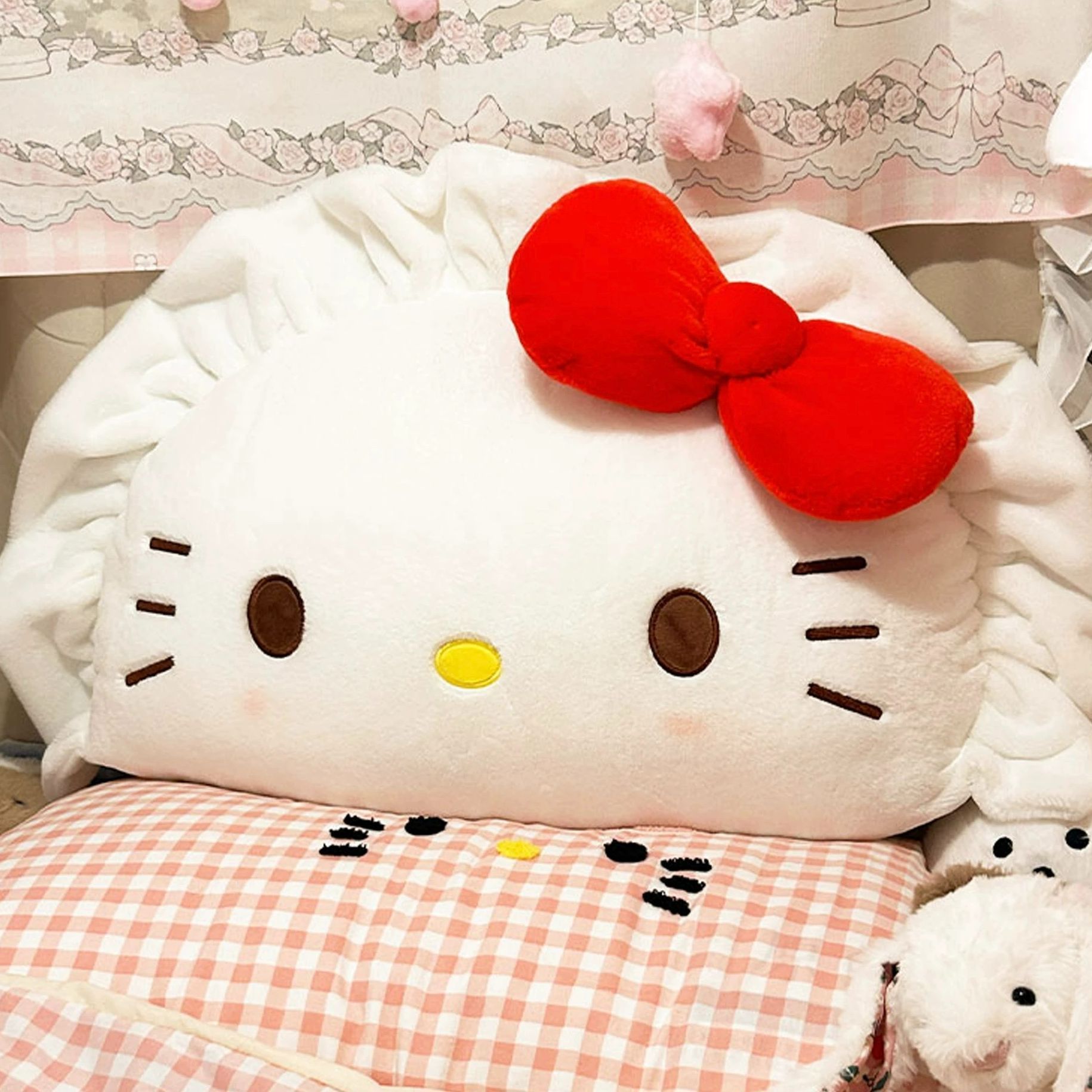 HelloKitty床头靠垫可爱