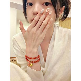 马年本命年手链南红玛瑙好运手链2026年马年新款 招财转运手链手串