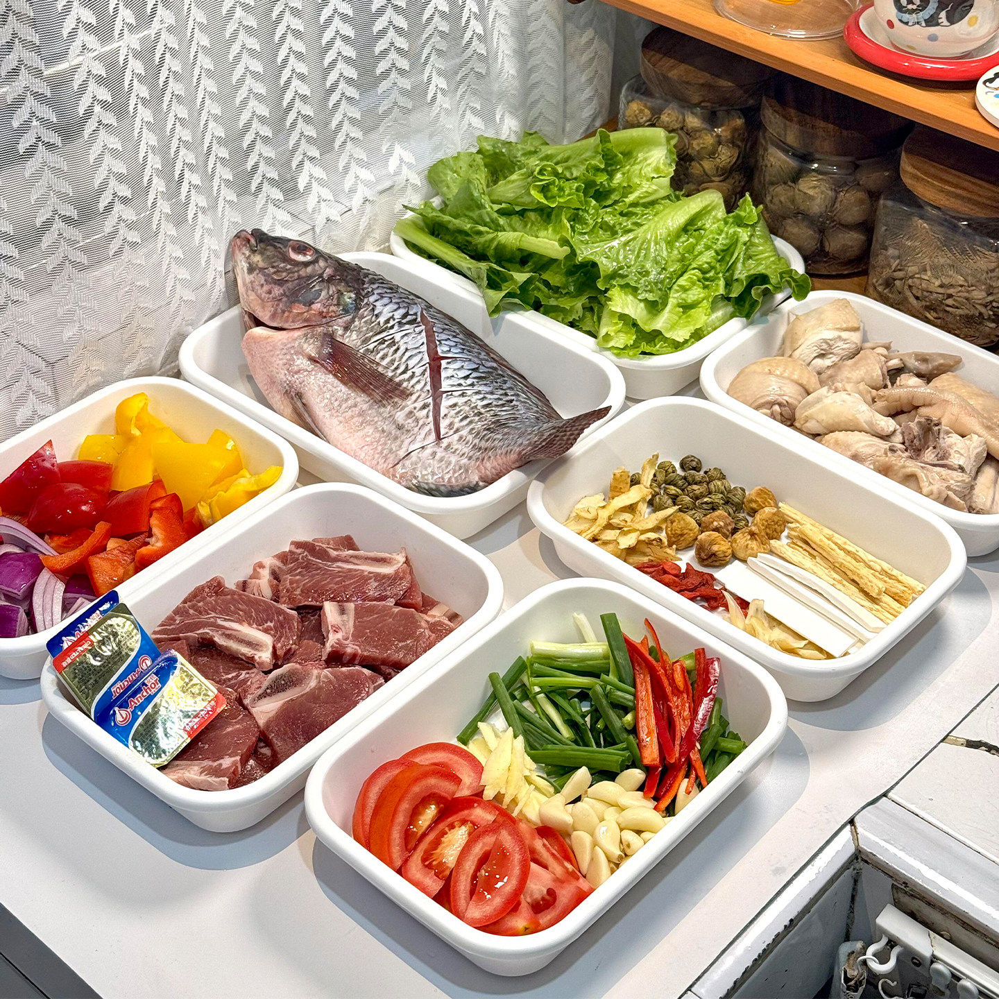 【厨房好物】备菜盘家用火锅配菜盘高颜值托盘料理碗放菜放肉盘子,厨房/烹饪用具,配菜/备菜盘,淘宝优惠券,粉丝福利购,淘宝优惠卷