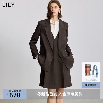通勤斜纹长袖Lily/丽丽复古风