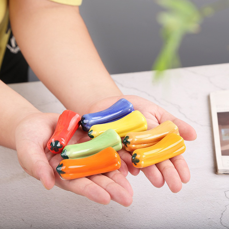 书法毛笔笔山南瓜笔架绘画文房