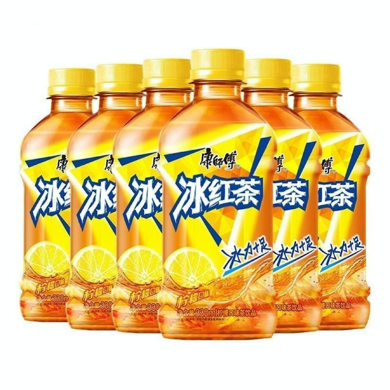 康师傅茶饮 冰红茶/冰糖雪梨 330ml*6瓶-z