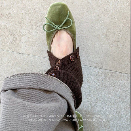 羊皮版~法式芭蕾风蝴蝶结包鞋女真皮软底平底瓢鞋温柔复古奶奶鞋,女鞋,浅口单鞋,淘宝优惠券,粉丝福利购,淘宝优惠卷