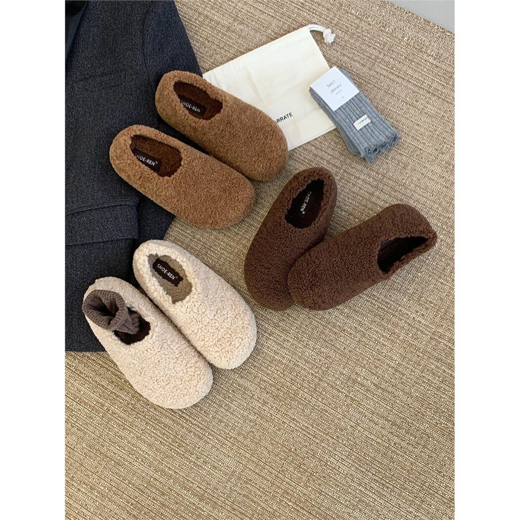 复古风独家爆款毛毛鞋女2