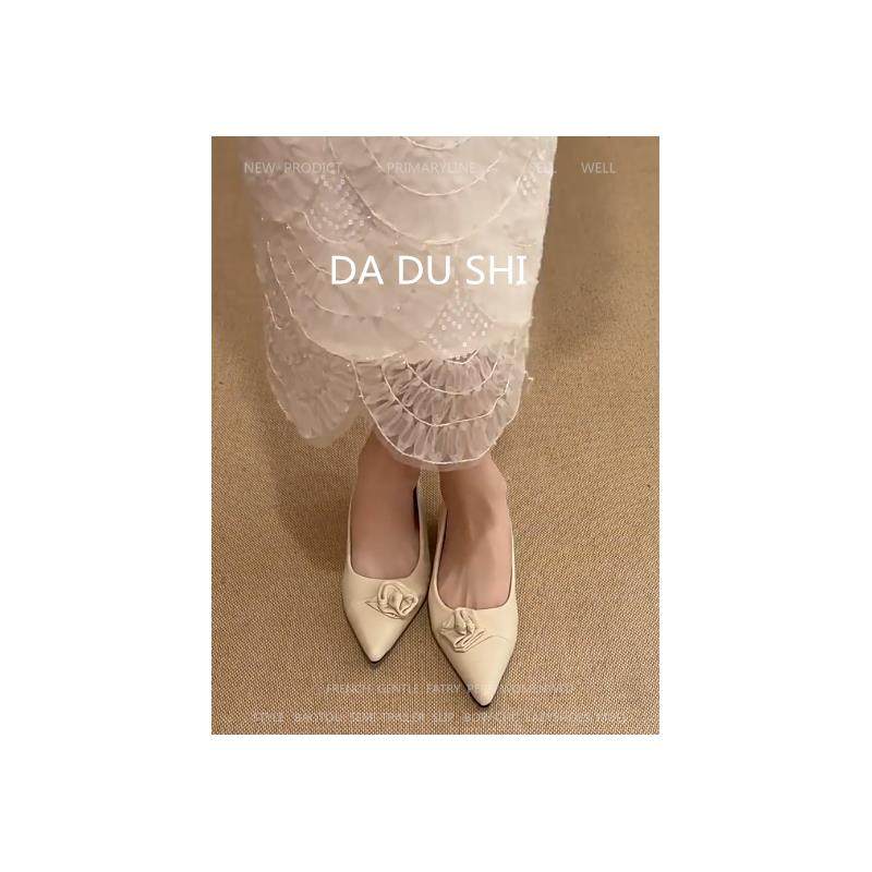 羊皮版！韩系平底尖头单鞋女千金风软底玛丽珍鞋一脚蹬真皮瓢鞋,女鞋,玛丽珍鞋,淘宝优惠券,粉丝福利购,淘宝优惠卷