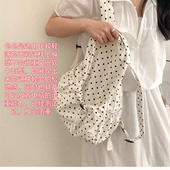 ［OKOK2］韩系百搭波点双肩包 少女氧气百搭通勤日常