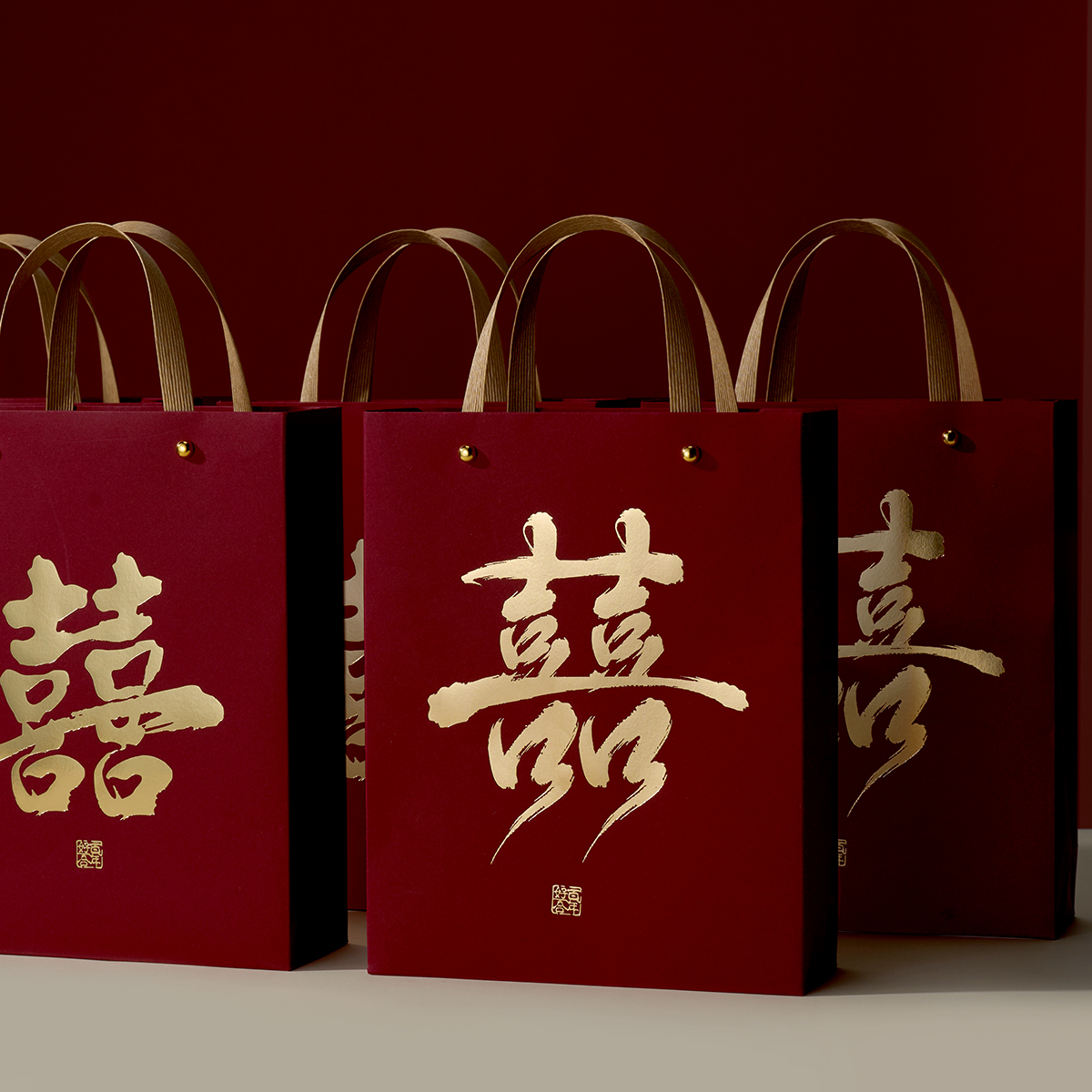喜糖袋子婚礼伴手礼袋礼物盒