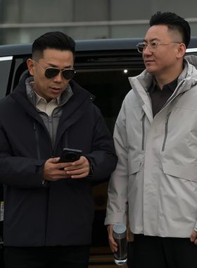 都市漫游全域穿行 男士冬季新款三合一连帽（可拆卸）羽绒服 HW83