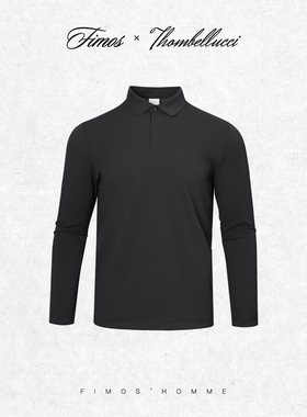 【功德圆满3.0】冬季男士科技保暖复合加绒圆弧领polp衫通勤 HT43