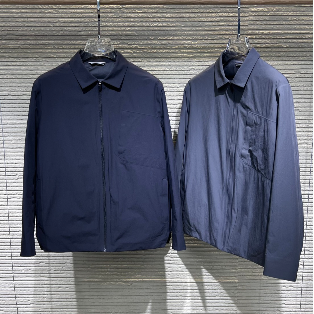 轻薄鹅绒 商务茑 新款男士体制内商务通勤翻领羽绒服 HW82