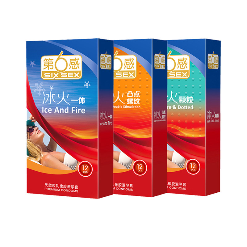 第六感避孕套冰火一体超薄热感套
