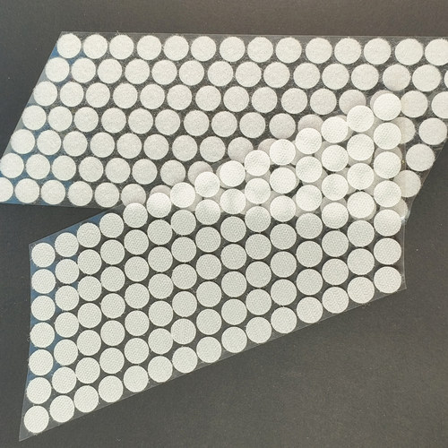 圆形魔术贴背胶双面字母扣