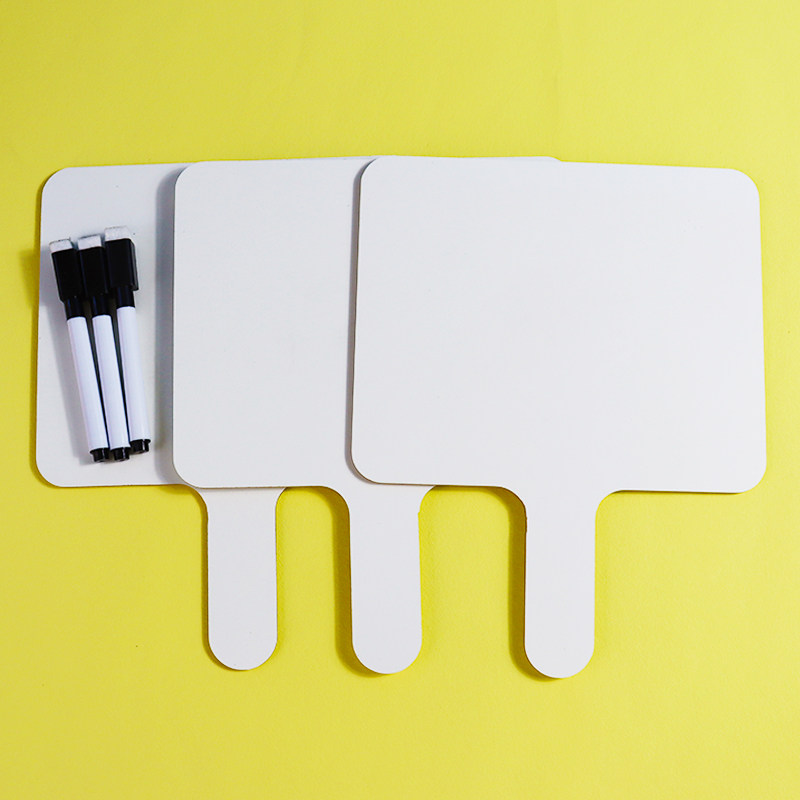 手持白板写字板英语早教课堂教具手举可擦写学生互动手写答题板