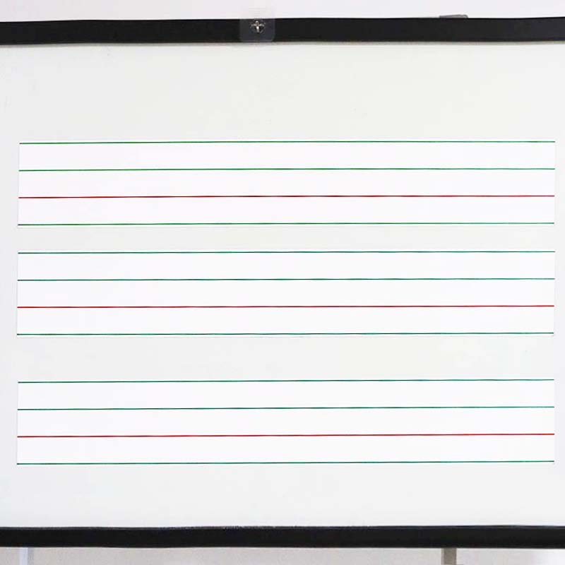 英语四线三格磁性白板贴