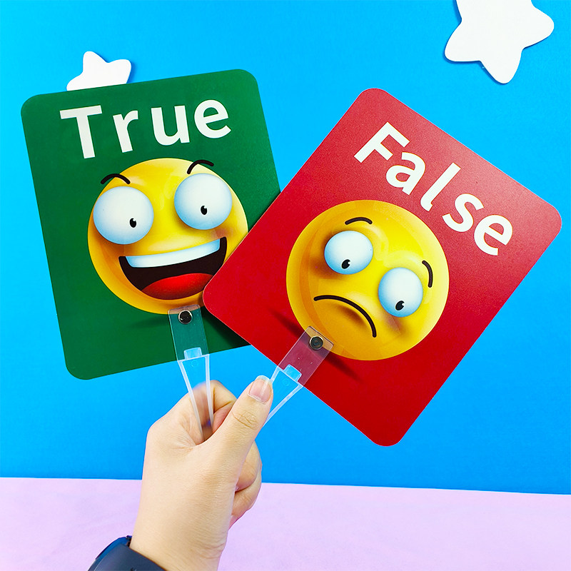 对错手举牌赞成反对表情