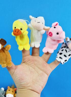 old macdonald had a farm农场动物手偶英语课堂玩具英文教具指偶