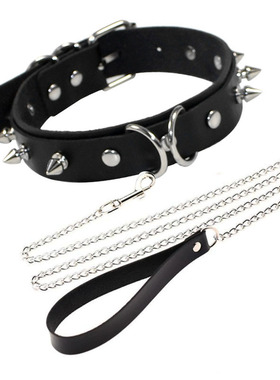 欧美夸张成人情趣用品铆钉项圈