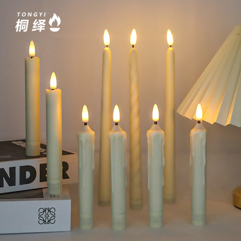 LED电子仿真蜡烛灯｜圣诞节生日