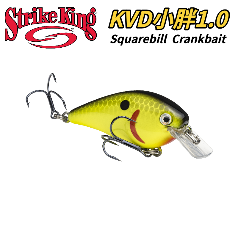 StrikeKing方舌版胖子KVD硬饵