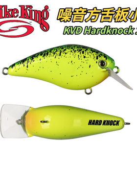 Strike King美国KVD HardKnock 1.5方舌板噪音胖子路亚摇滚小胖饵