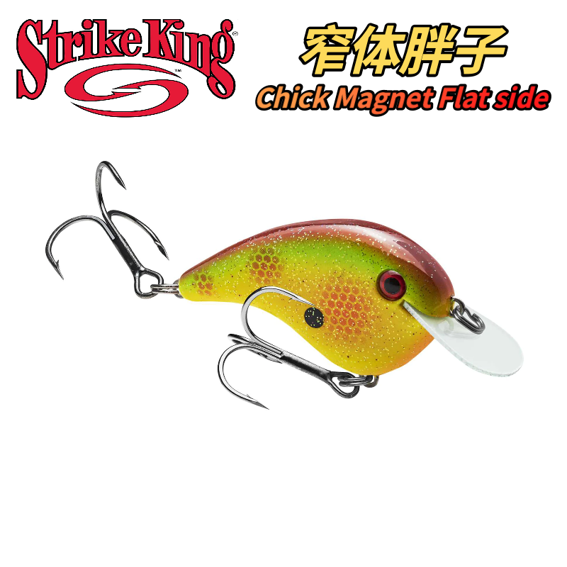 StrikeKing窄身摇滚胖子硬饵