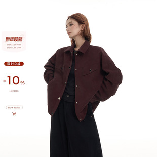 韩系宽松显瘦开衫 吴童童 新款 夹克外套女秋季 上衣 高级感翻领长袖