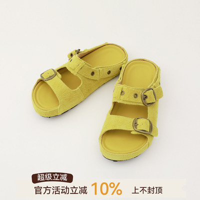 2.26【吴童优选】春夏季凉鞋女休闲平底复古凉鞋外穿鞋