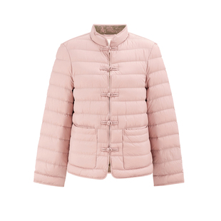 【甜美新中式】国风双面羽绒服外套DOUBLOVE贝爱2024秋冬新款