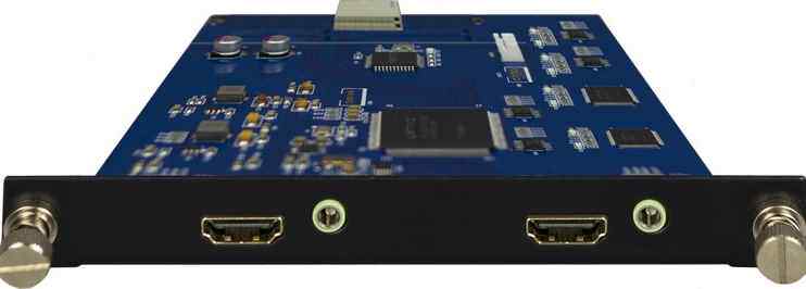 HDMI输出板卡带音频 2路 高清数字信号混合矩阵切换器输出板卡